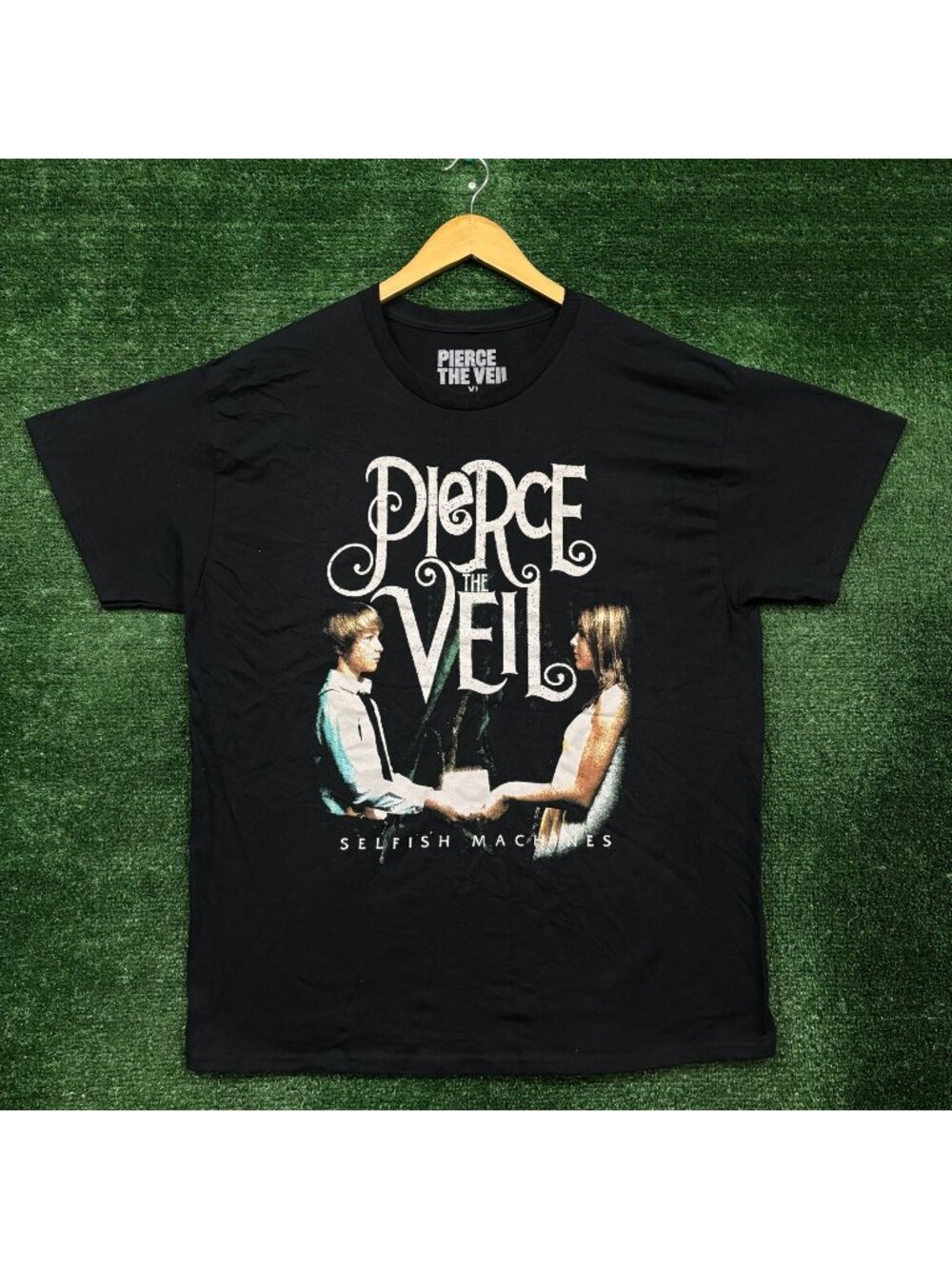 Pierce the Veil Selfish Machines Album Rock Band T-Shirt Size Extra Large